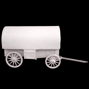 Sheepcart Primed Fiberglass Sculpture Icon Poly