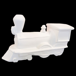 Steam Train Primed Fiberglass Sculpture Icon Poly